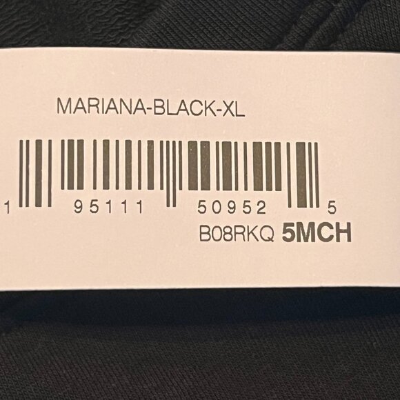 THE DROP MARIANA POWER SHOULDER MINI DRESS -BLACK -  NEW WITH TAGS - LBD - XL - Picture 10 of 10